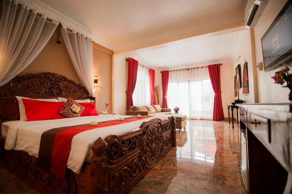 Reaksmey Chanreas Hotel Siem Reap Exteriör bild